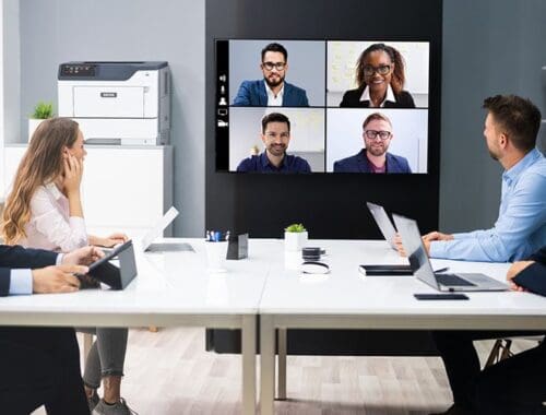 Imprimante Xerox® B410 en situation au travail